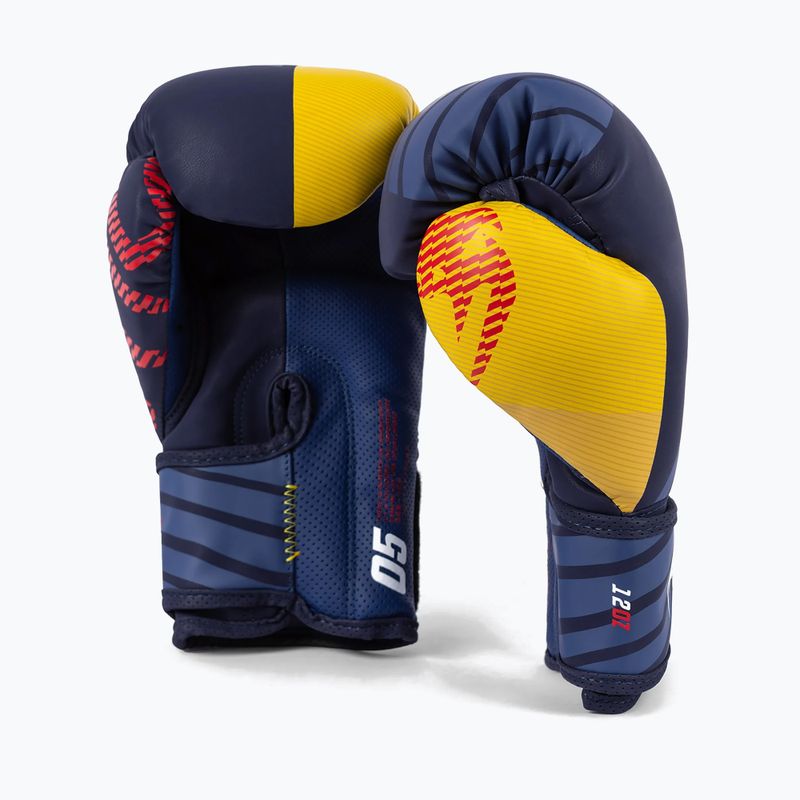 Venum Sport 05 Boxing kék/sárga férfi boxkesztyű 3