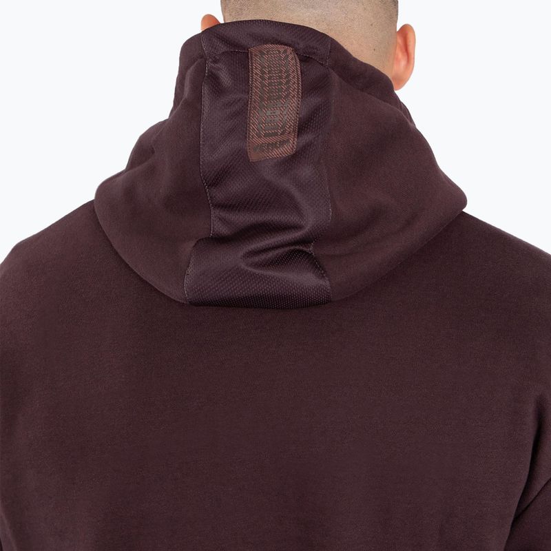 Férfi pulóver Venum Silent Power Hoodie dark brown 5