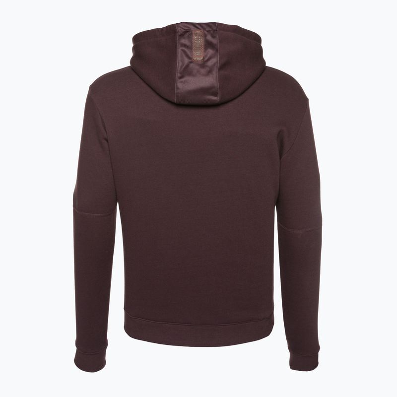 Férfi pulóver Venum Silent Power Hoodie dark brown 8