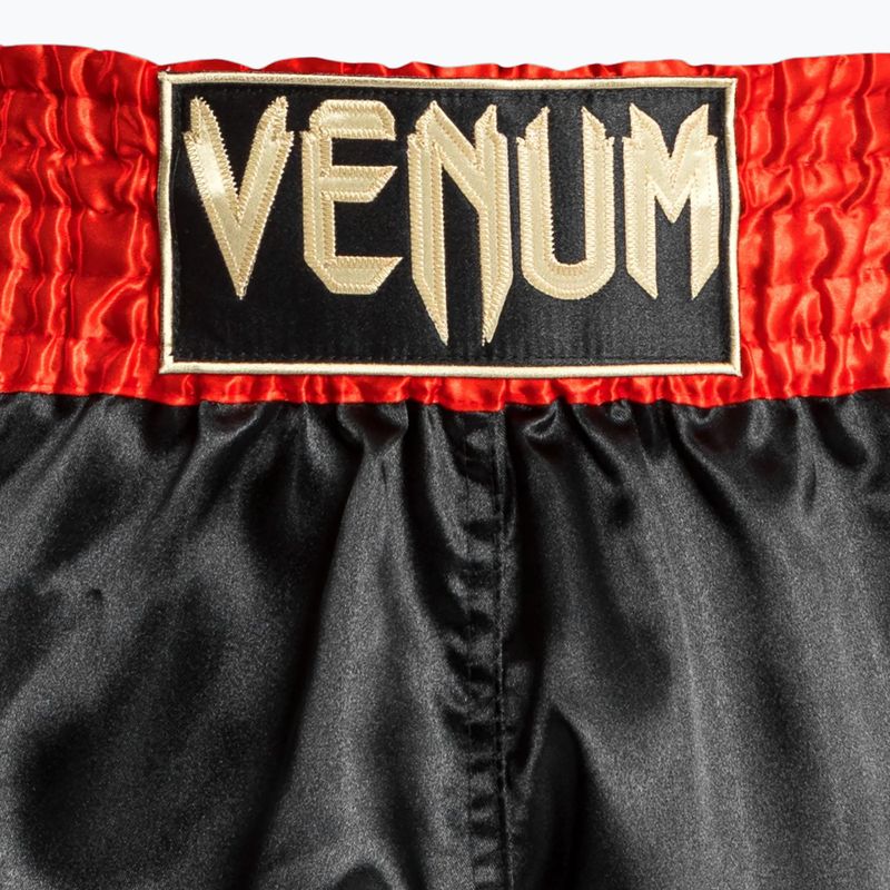 Férfi edzőshort Venum Classic Muay Thai red/black/gold 4