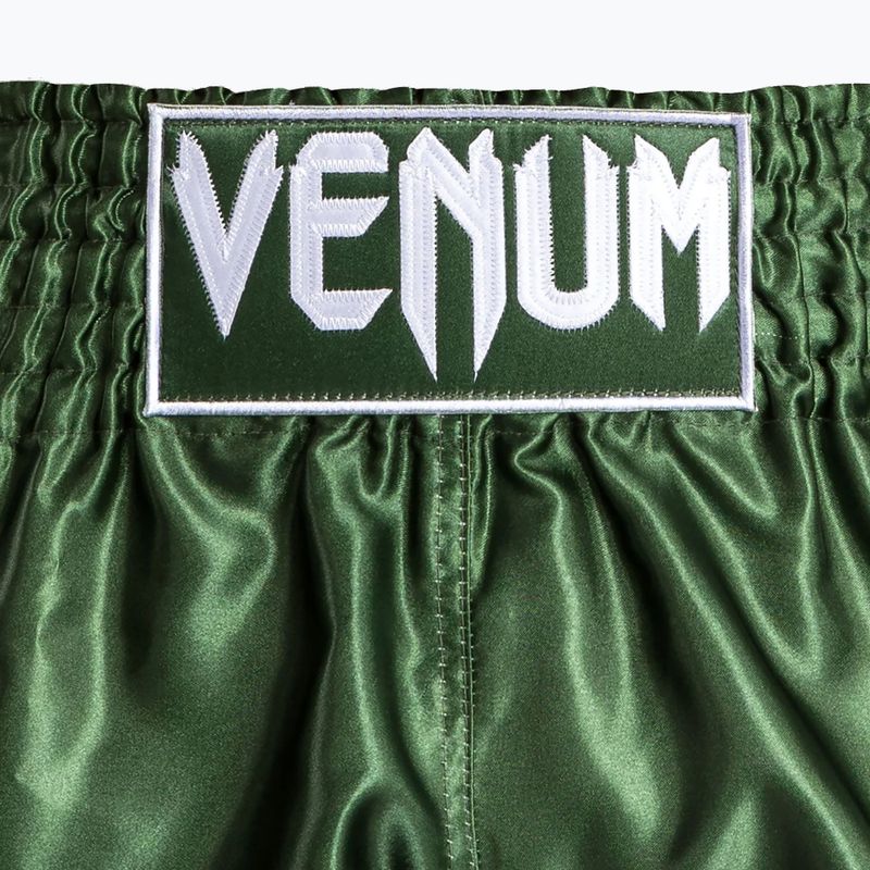 Férfi edzőshort Venum Classic Muay Thai khaki/white 5