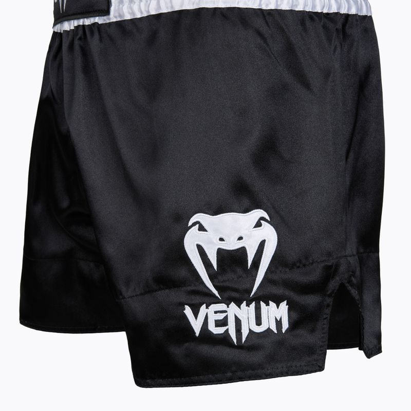 Férfi edzőshort Venum Classic Muay Thai black/white/gold 3