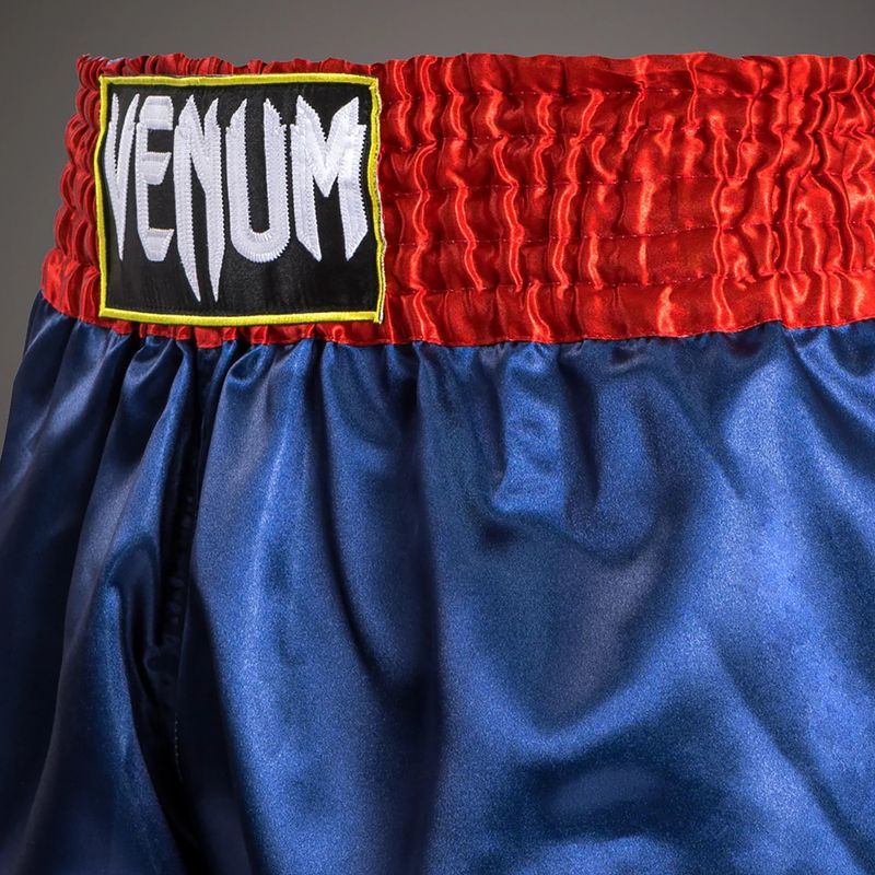 Férfi edzőshort Venum Classic Muay Thai kék/piros/fehér 5