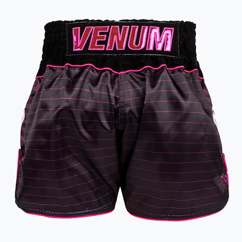 Sportnadrág Venum Attack Muay Thai black/pink 2