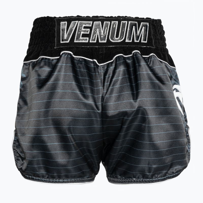 Sportnadrág Venum Attack Muay Thai black/silver 2