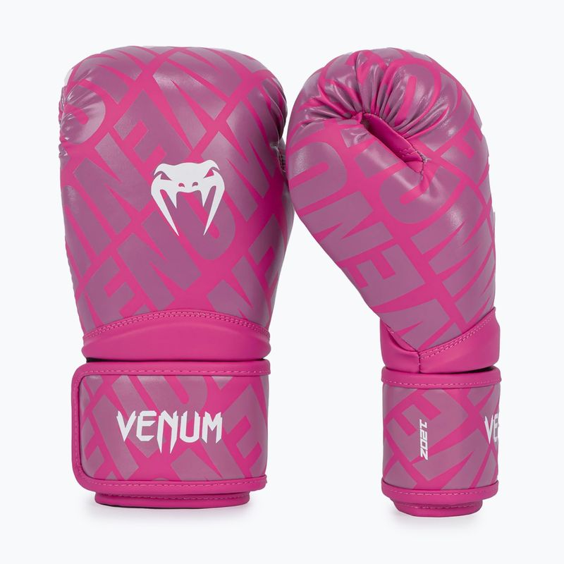 Boxkesztyű Venum Contender 1.5 XT Boxing pink/white