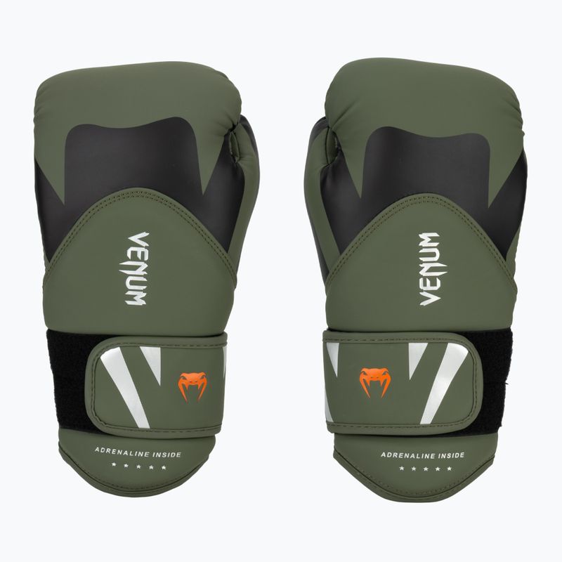 Férfi boxkesztyű Venum Challenger 4.0 black/khaki 2