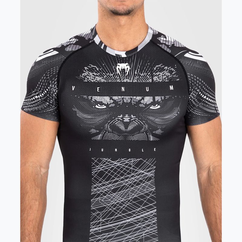 Férfi rashguard Venum Gorilla Jungle Rashguard black/white 4