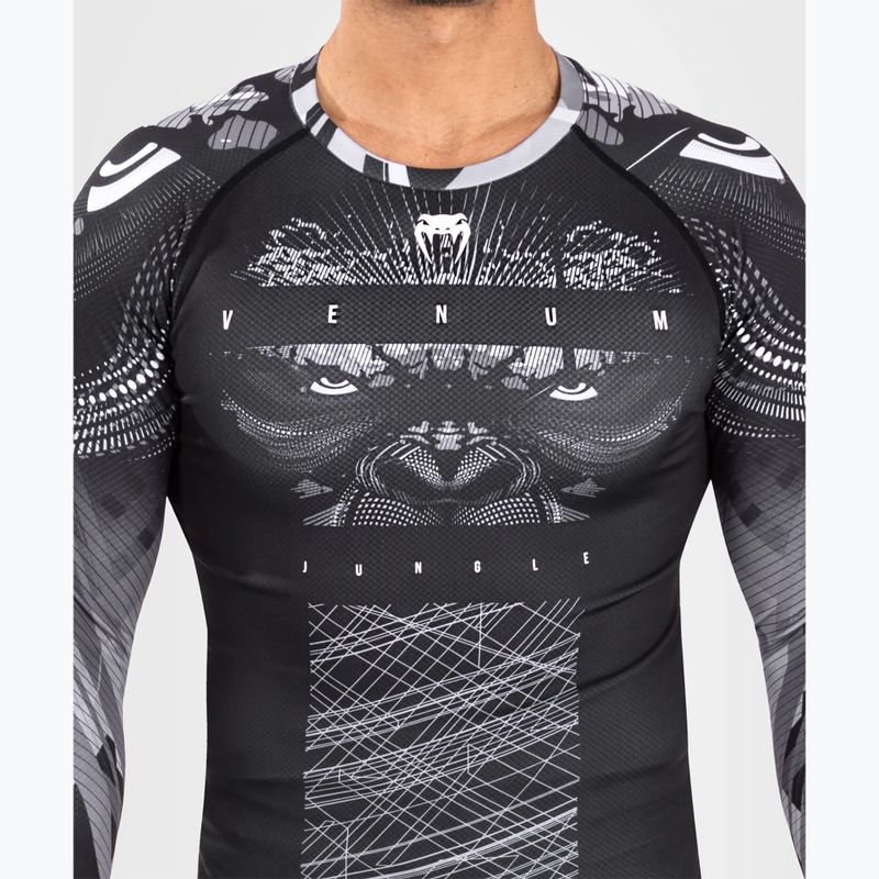 Férfi Venum Gorilla Jungle Rashguard fekete/fehér 4