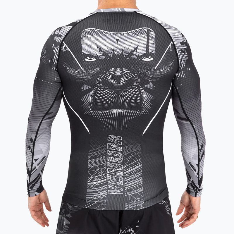 Férfi Venum Gorilla Jungle Rashguard fekete/fehér 5