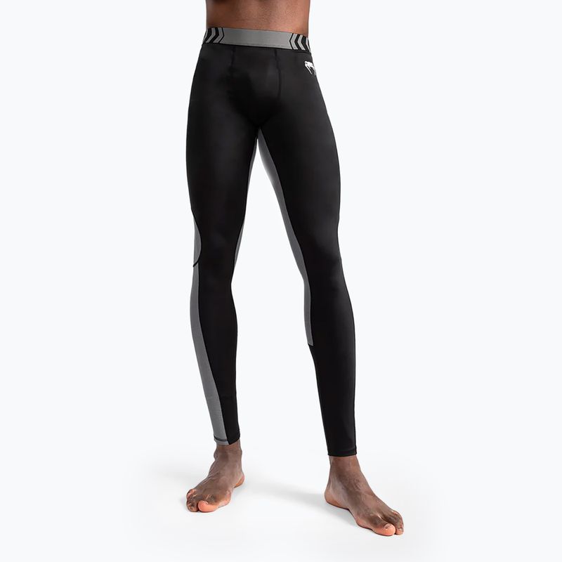 Férfi edző leggings Venum Tempest Spats fekete/ szürke