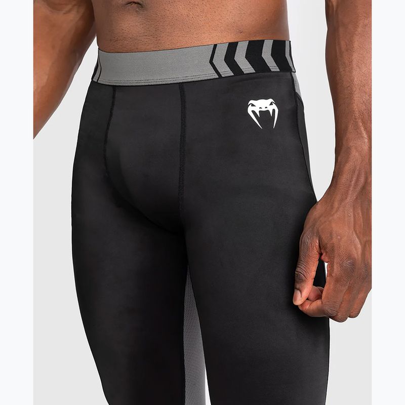 Férfi edző leggings Venum Tempest Spats fekete/ szürke 4