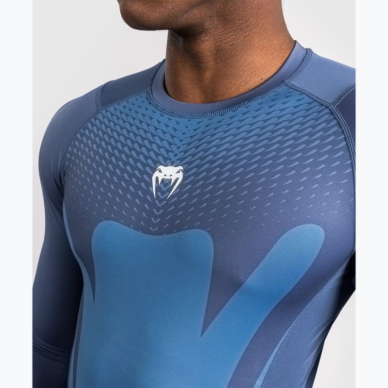 Férfi Venum Attack Rashguard hosszú ujjú edzőruha tengerészkék 5
