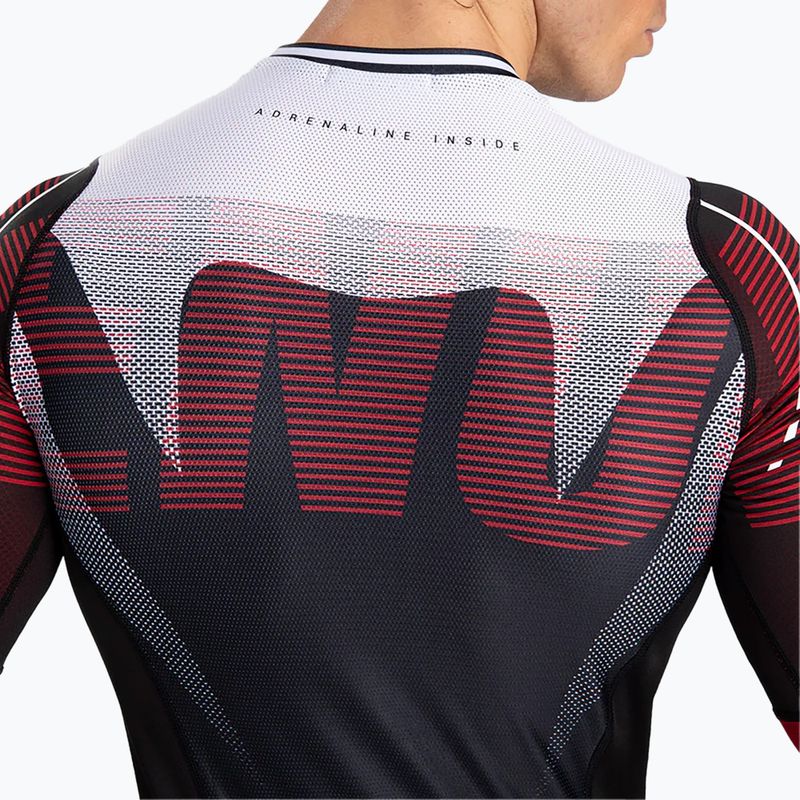 Férfi Venum Adrenaline Rashguard fekete/piros hosszú ujjú védőruha 6