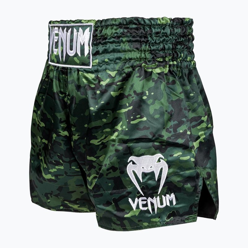 Férfi Venum Classic Muay Thai edzőnadrág fekete/erdei terepszínű fekete/erdei terepszínű 3