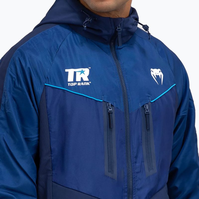 Venum X Top Rank Original férfi teljes cipzáras kapucnis pulóver sötétkék 5