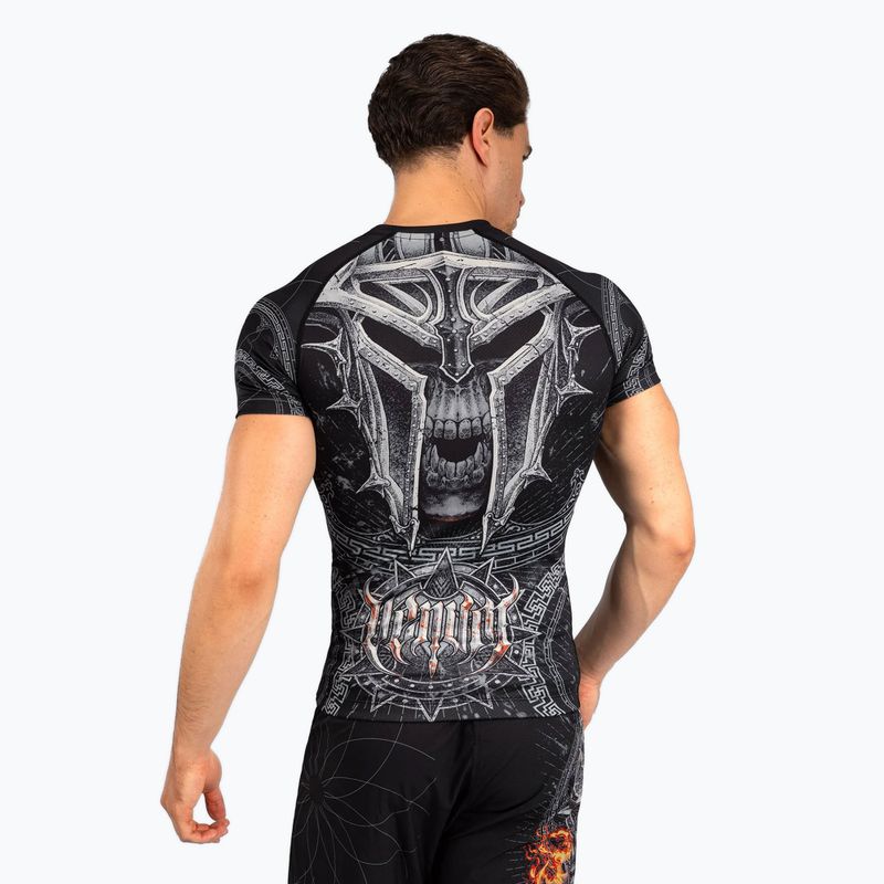 Venum Gladiator 5.0 férfi rövid ujjú mellény fekete/ezüst 2