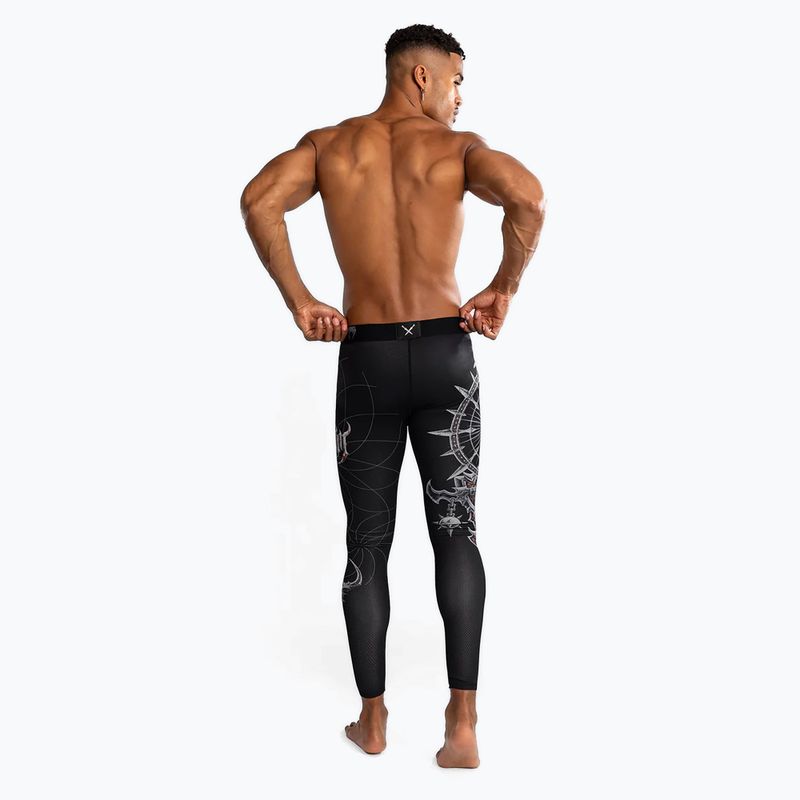 Venum Gladiator 5.0 Férfi gumicsizma fekete/ezüst edzés leggings 3