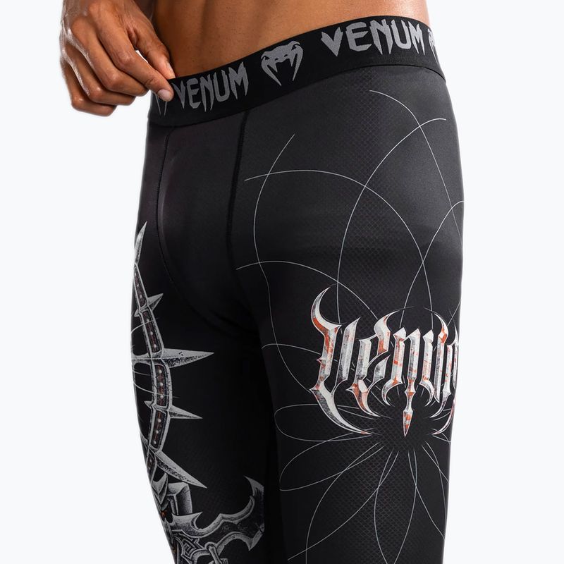 Venum Gladiator 5.0 Férfi gumicsizma fekete/ezüst edzés leggings 6