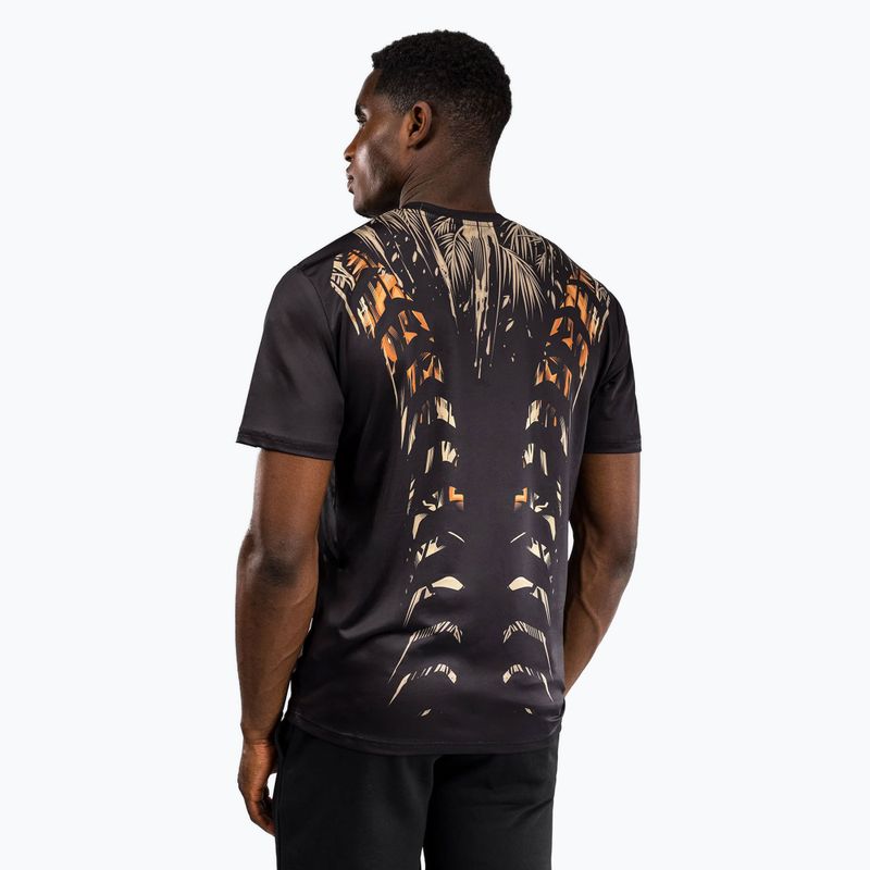 Venum Tiger Férfi Dry Tech póló fekete/neon narancssárga 2