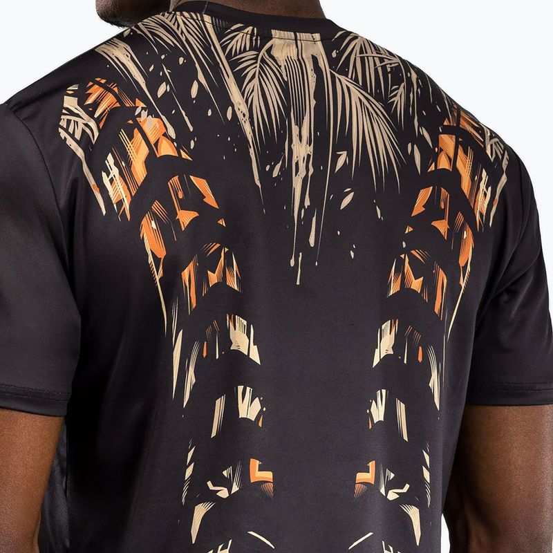 Venum Tiger Férfi Dry Tech póló fekete/neon narancssárga 5