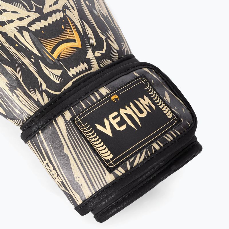 Venum Tiger Boxing kesztyű fekete/neon narancs 5