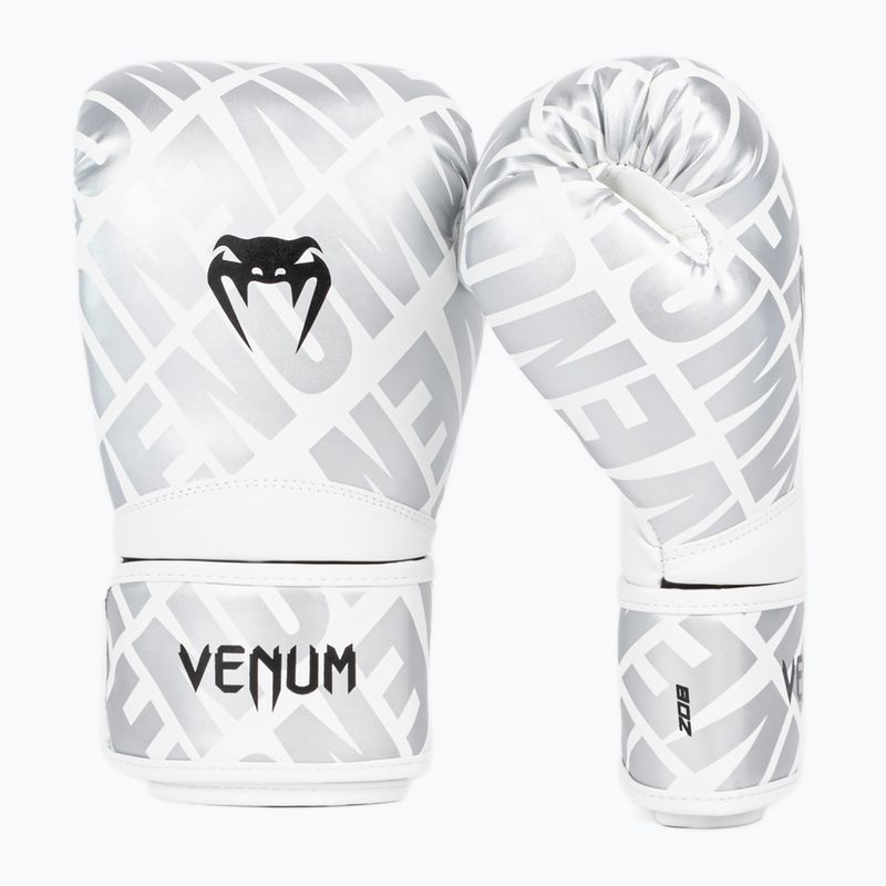 Venum Contender 1.5 XT Kids fehér/ezüst bokszkesztyű 2