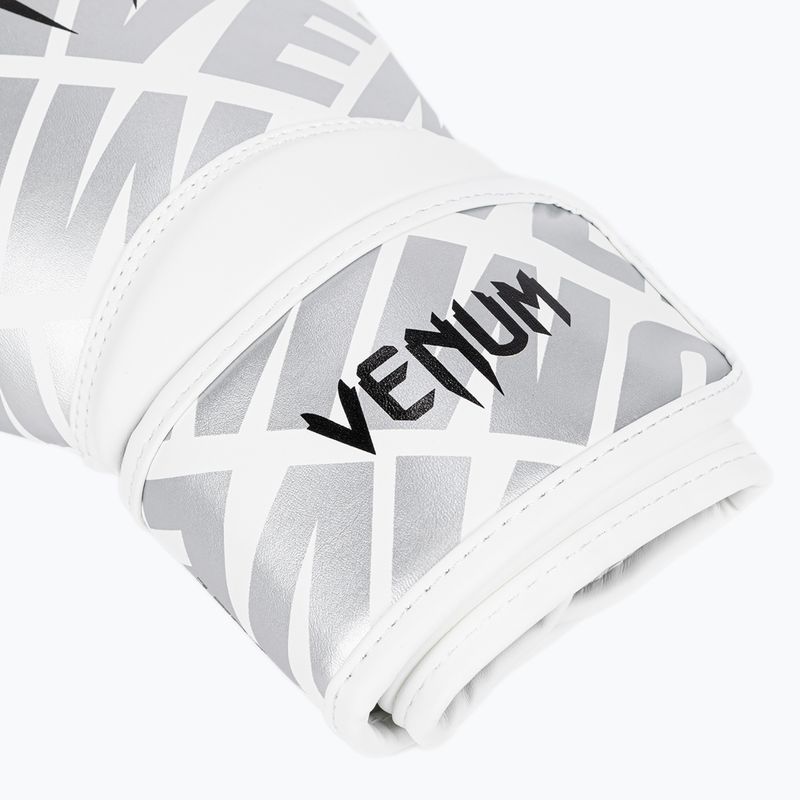 Venum Contender 1.5 XT Kids fehér/ezüst bokszkesztyű 3
