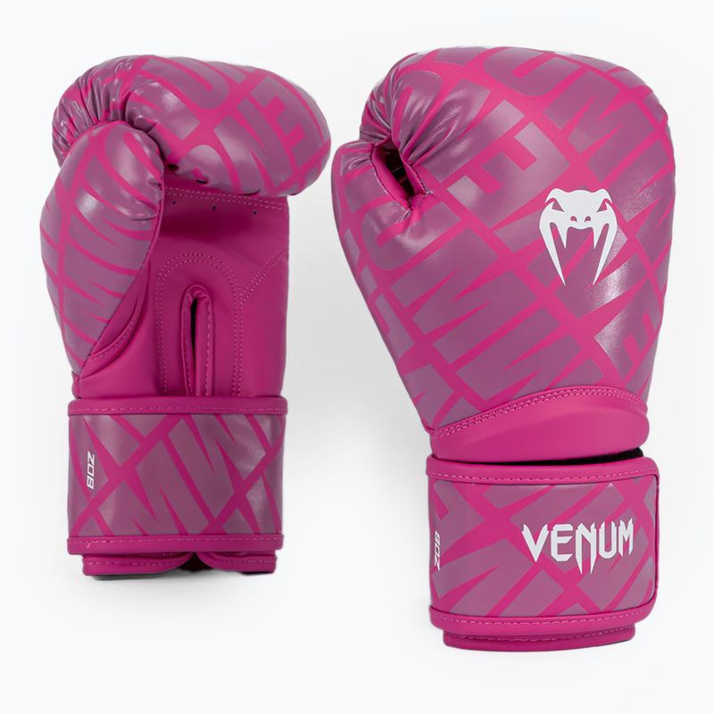 Venum Contender 1.5 XT Gyermek bokszkesztyű fehér/rózsaszín 2
