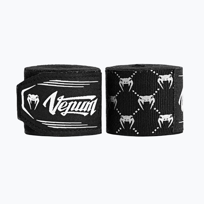 Ökölvívó kötszerek Venum Hand Wraps fekete/fehér