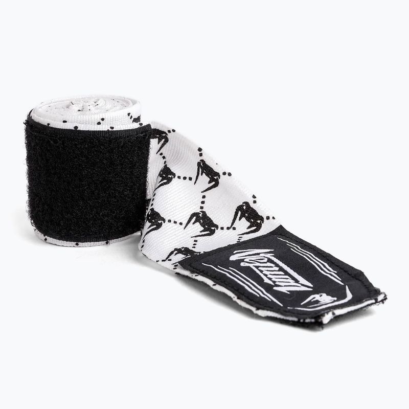 Ökölvívó kötszerek Venum Hand Wraps 400 cm fehér/fekete 2