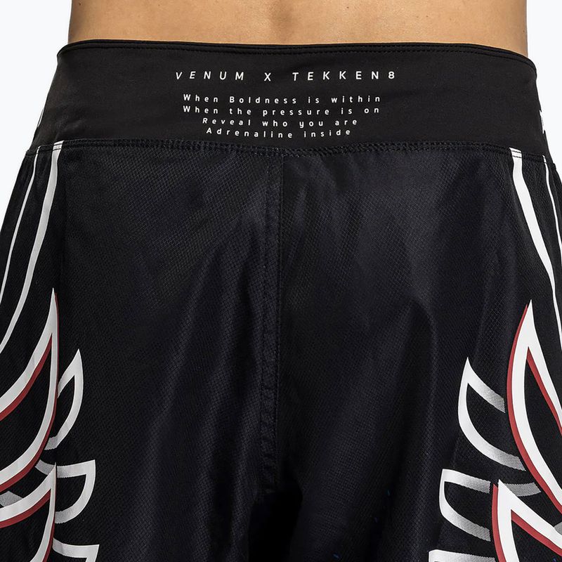 Venum X Tekken 8 férfi edzőnadrág - Jin Kazama Fight Shorts kék/fekete/fehér 6