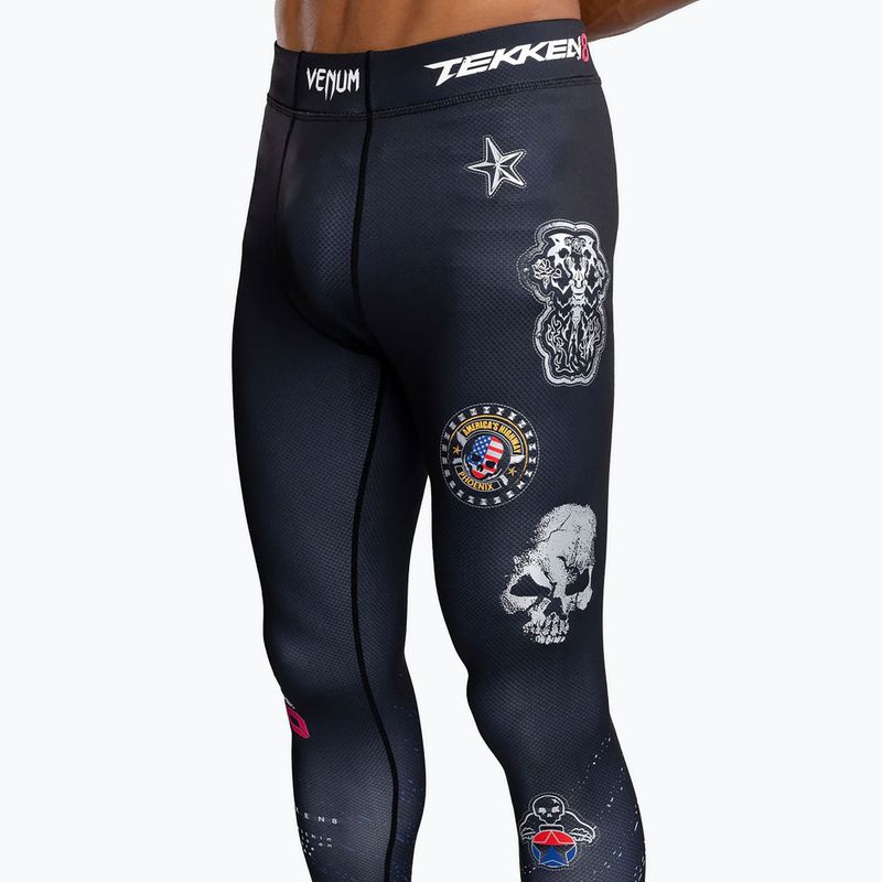 Venum X Tekken 8 férfi edző leggings - Paul Phoenix Spats fekete/kék 5