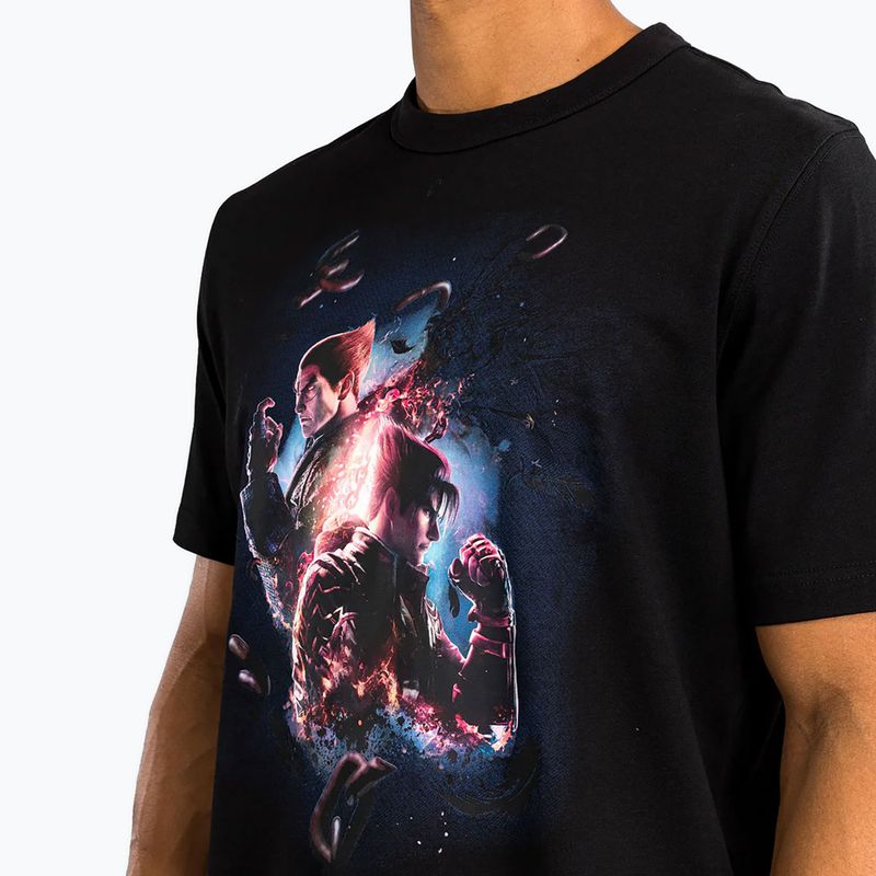 Férfi Venum X Tekken 8 póló fekete/fehér 4