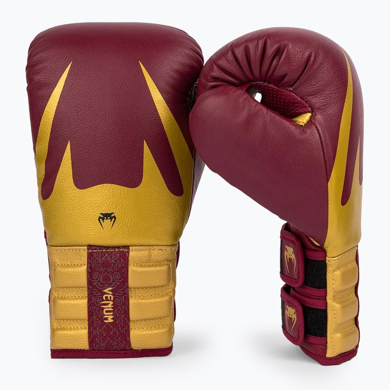 Venum Reverso Boxing kesztyű piros/arany 3