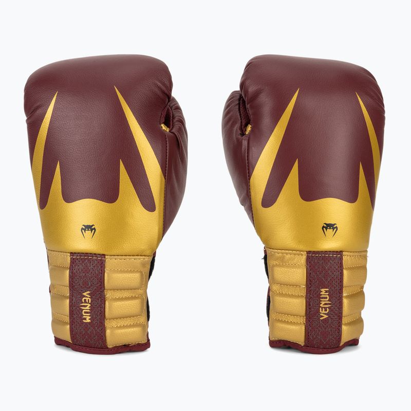 Venum Reverso Boxing kesztyű piros/arany 2