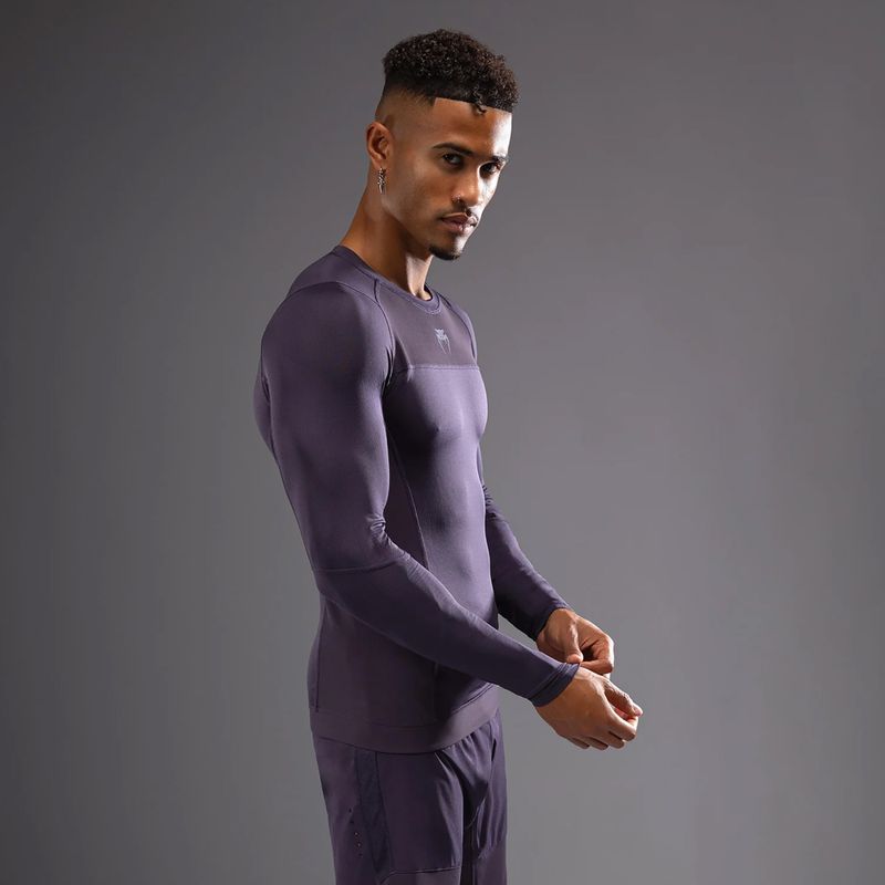 Férfi Venum G-Fit Air Rashguards hosszú ujjú, mélylila színű ruházat 3