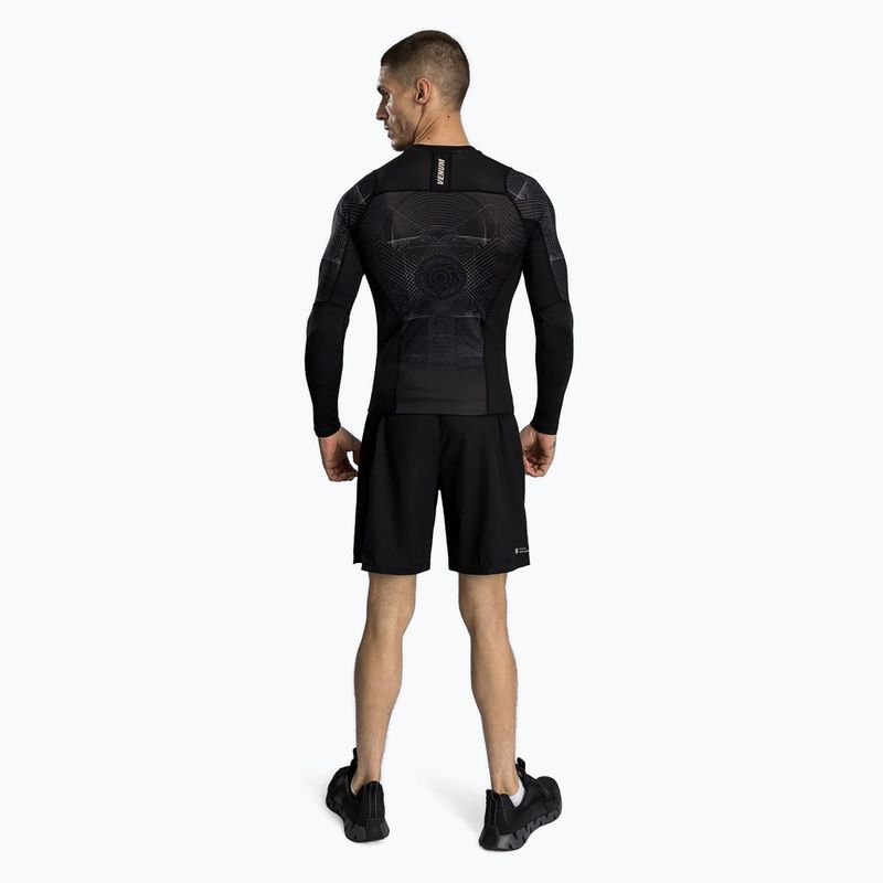 Venum G-Fit Air Férfi hosszú ujjú mellény mélyfekete/sivatagi homok 2