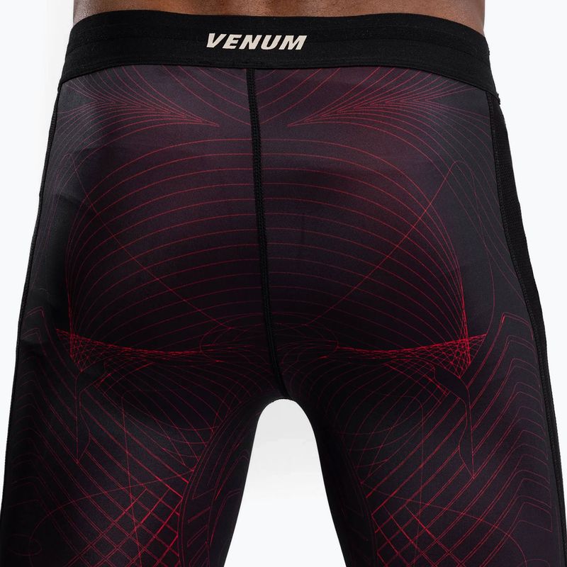 Férfi Venum G-Fit Air Spats mélyfekete/tűzpiros edző leggings 5