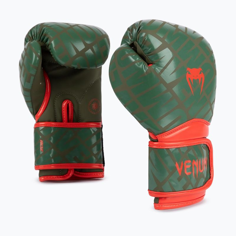 Gyermek bokszkesztyűk Venum Contender 1.5 XT Kids army green 2