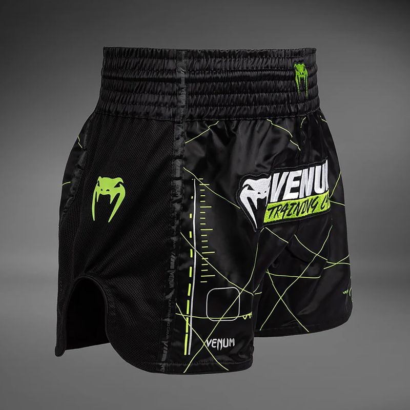 Venum Training Camp 4.0 férfi edzőnadrág fekete/neozöld 4