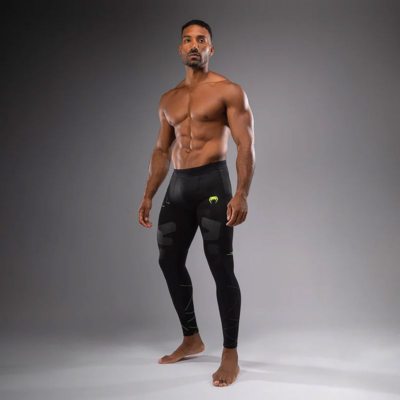 Venum Training Camp 4.0 fekete/neozöld férfi edző leggings 2