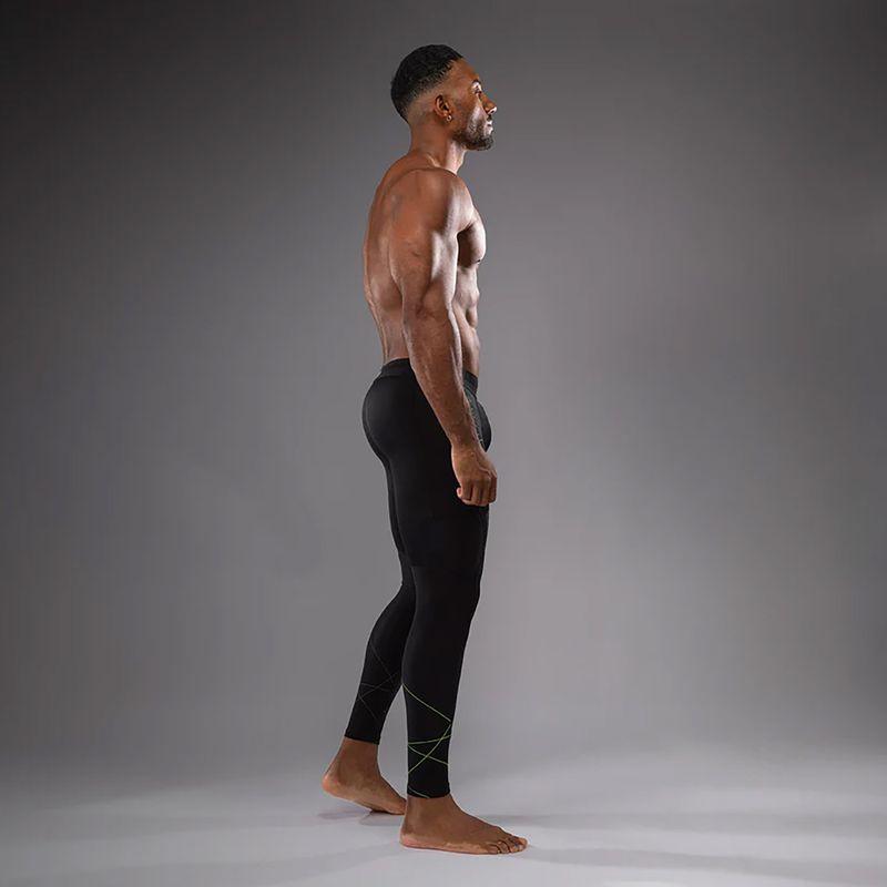 Venum Training Camp 4.0 fekete/neozöld férfi edző leggings 4