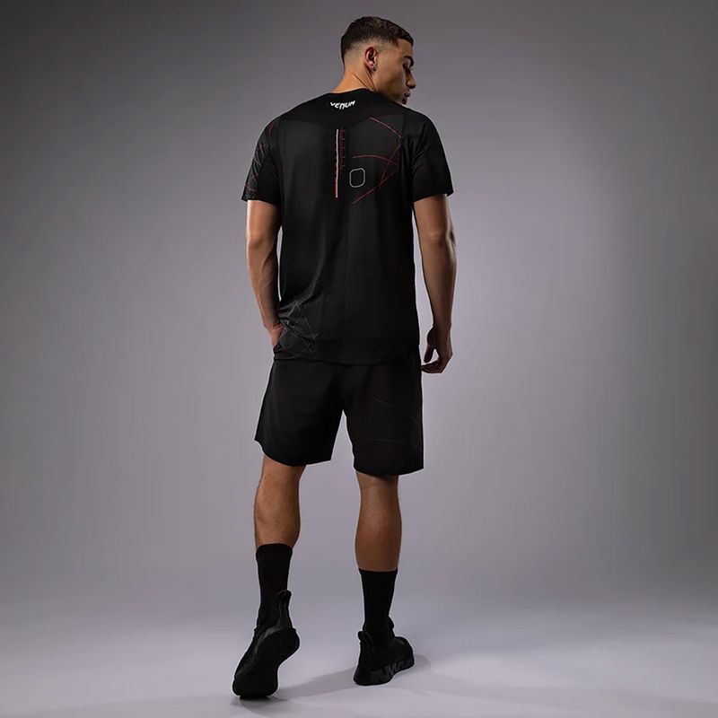 Venum Tactical XT fekete/tűzpiros férfi edzőpóló 3