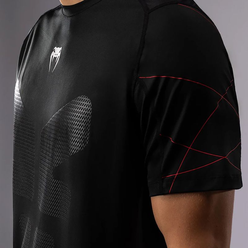 Venum Tactical XT fekete/tűzpiros férfi edzőpóló 5