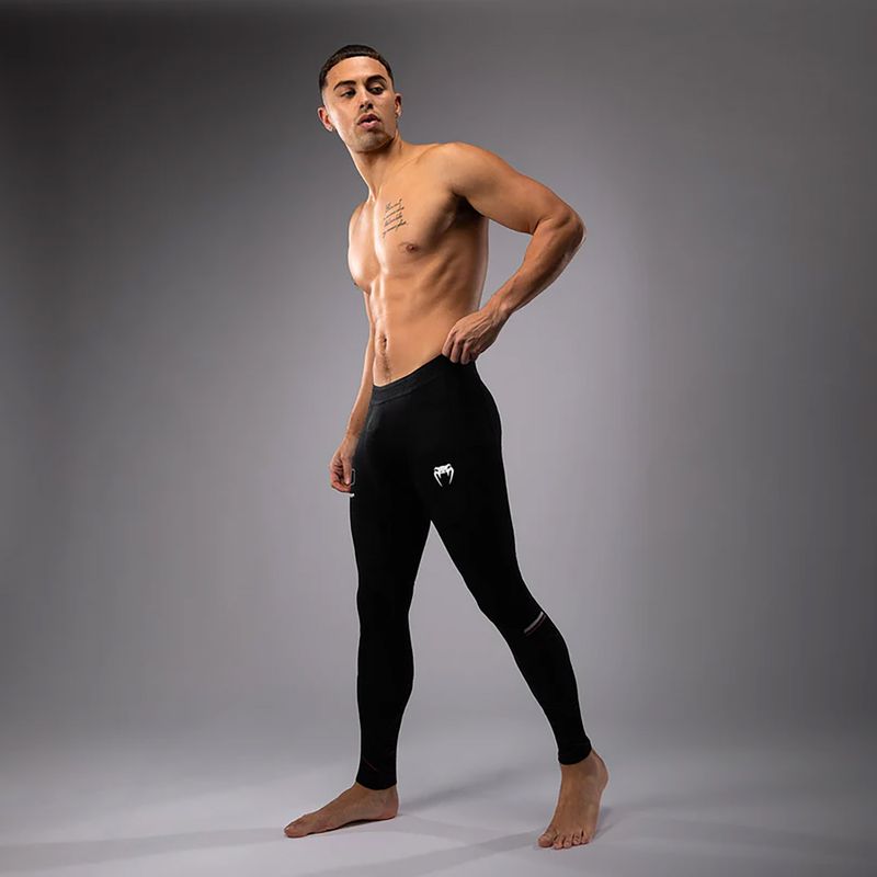 Férfi edző leggings Venum Tactical XT Spats fekete/tűzpiros 4