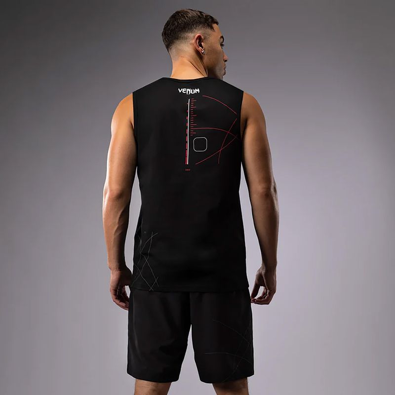 Venum Tactical XT Tank top fekete/tűzpiros edzőpóló 4