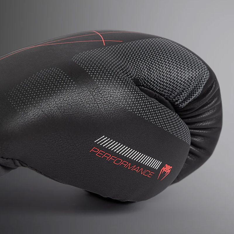 Venum Tactical XT fekete/tűzpiros bokszkesztyű 5