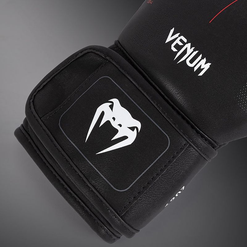 Venum Tactical XT fekete/tűzpiros bokszkesztyű 7