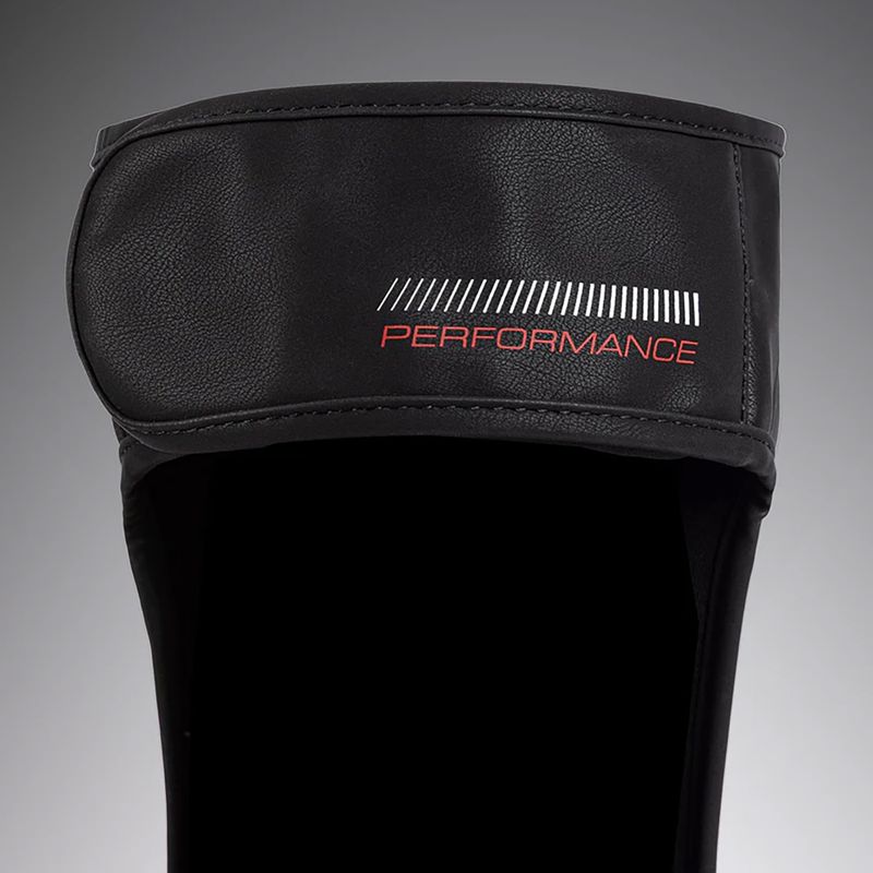 Női sípcsont- és lábfejvédők Venum Tactical XT Shinguards fekete/tűzpiros 6